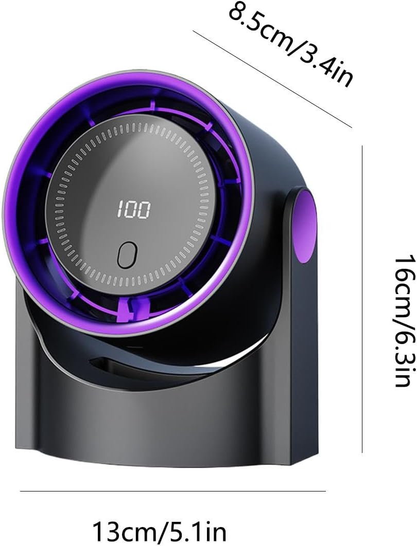 Ventilador portatil de escritorio digital