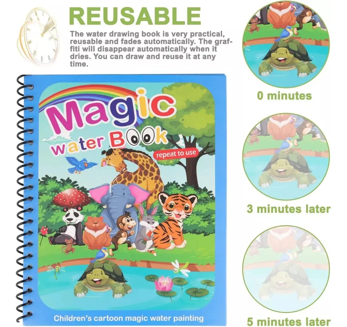 LIBRO MAGICO PINTURA AL AGUA