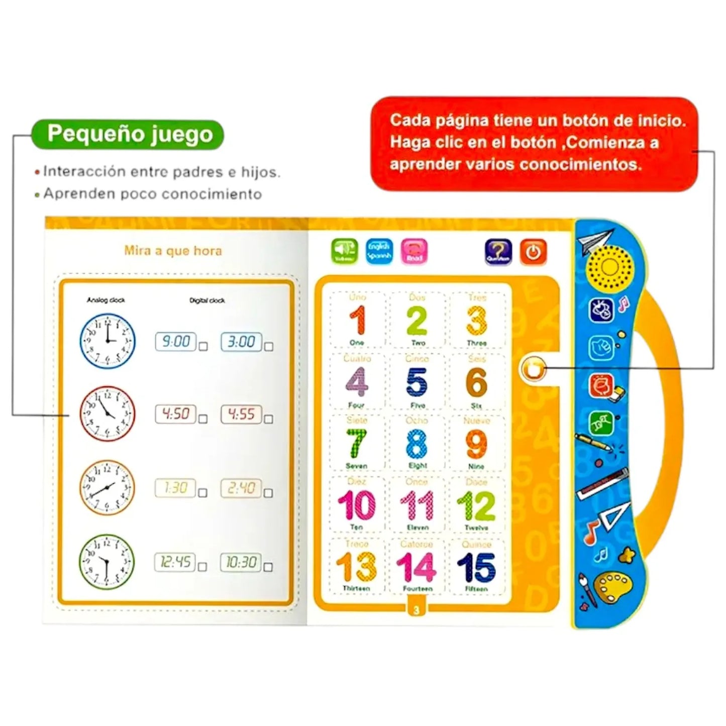 Libro actividades bilingüe - Inglés