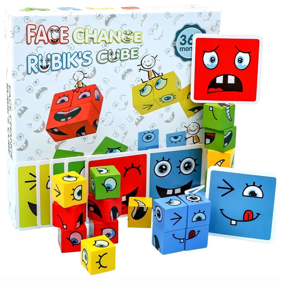 JUEGO CAMBIA CARA EXPRESIONES MONTESSORI