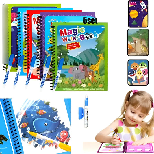 LIBRO MAGICO PINTURA AL AGUA