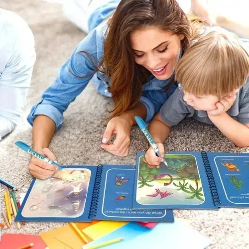 LIBRO MAGICO PINTURA AL AGUA