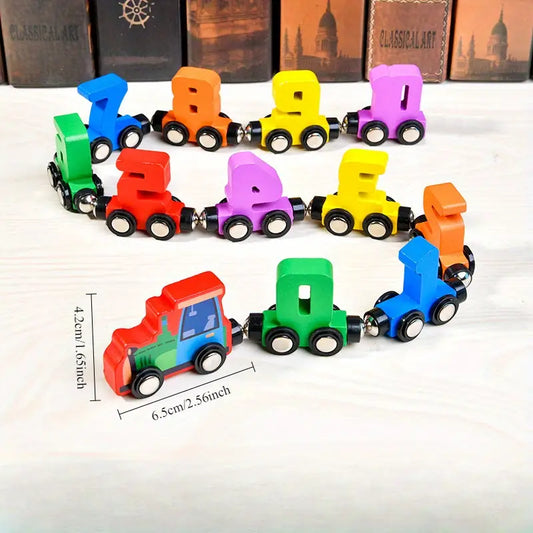 Tren de Madera Magnético infantil